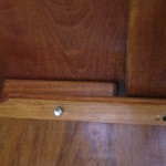 Table support on bulkhead