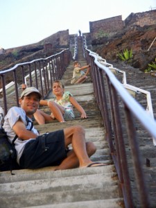 After getting our land legs, we ascended the 699 steps of Jacobs Ladder.